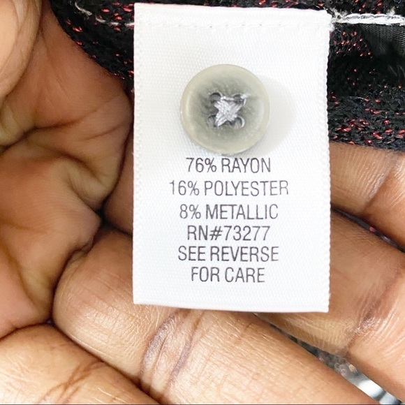 Simply Vera wang metallic multicolored cardigan - Picture 7 of 8